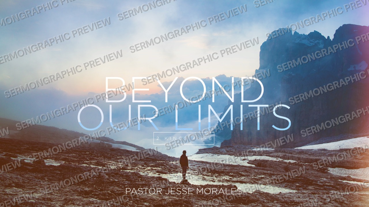 Beyond our limits main sermon graphic preview