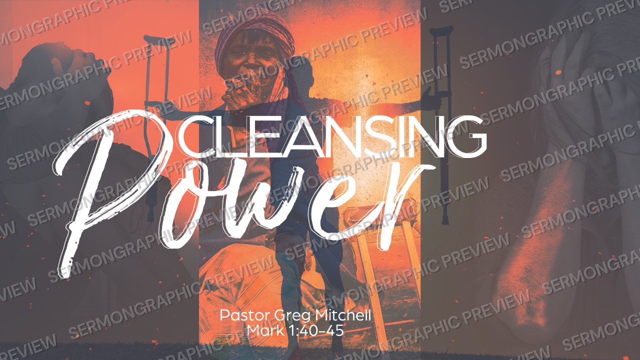 Cleansing Power sermon graphic preview