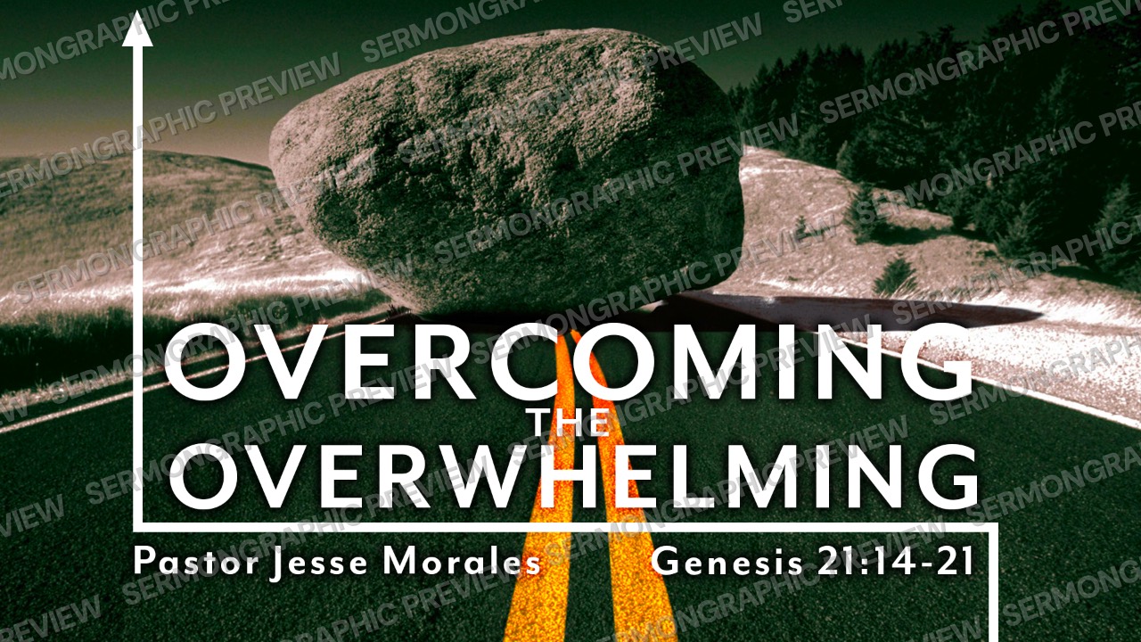 Overcoming the overwhelming sermon graphic preview