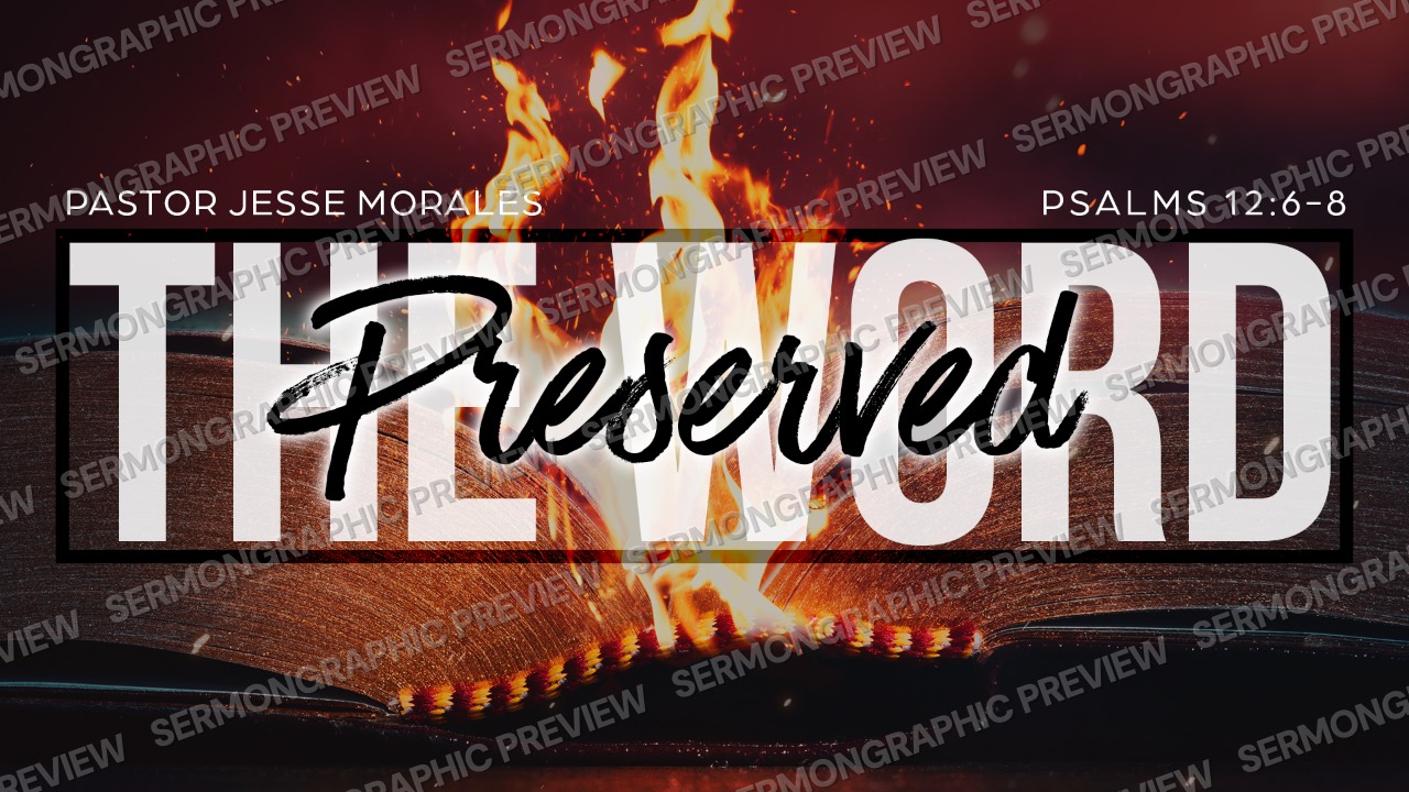 The Word Preserved Main sermon graphic preview